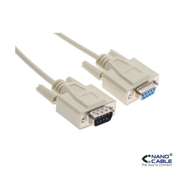 [106712] Nanocable - Cable Serie Null Modem DB9M/H - DB9/H 3,0m