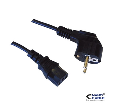 [106679] Nanocable - Cable Corriente de Red a CPU 1.5M