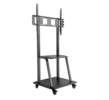 [113135] TooQ - Soporte de suelo con ruedas FS20100M-B - Monitor-TV de 37" a 100" - Negro