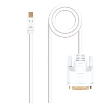 [112665] Nanocable - Cable Mini DisplayPort/M a DVI/M - Blanco - Longitud 5.0 m