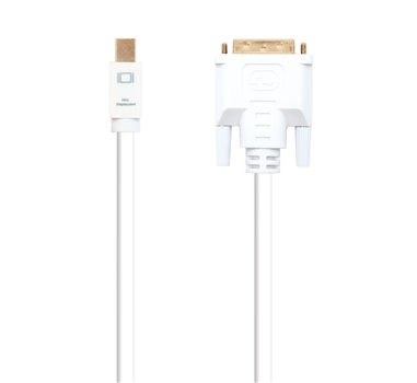 [112663] Nanocable - Cable Mini DisplayPort/M a DVI/M - Blanco - Longitud 2.0 m