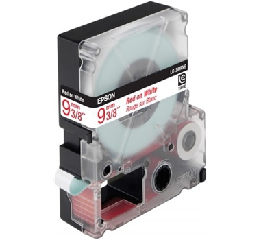 [112338] EPSON CINTA ESTANDAR LK-3WRN ESTANDAR ROJA/BLANCA 9/9