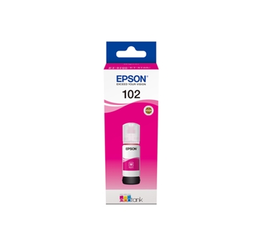 [111302] EPSON 102 EcoTank Magenta Ink Bottle ET-2700/ ET-2750/ET-3700 /ET-3750 /ET4750