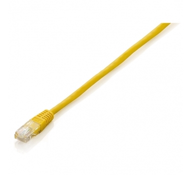 [111129] Equip - Cable de red latiguillo UTP Cat.6 0,25m - Color Amarillo
