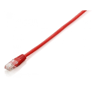 [110208] Equip - Cable de red latiguillo UTP Cat.6 0.25m - Color Rojo