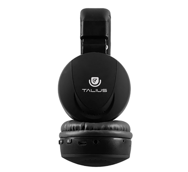 [109516] Talius - Auriculares HPH-5006BT - Formato diadema - Inalambricos - Bluetooth - microSD - Radio FM - Microfono - Control de volumen - Negro