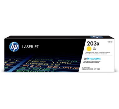 [109229] HP TONER 203A AMARILLO Laserjet  Pro M254, MFP M280,MFP M281 2.500pag.