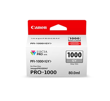 [108747] Canon Cartucho Gris PFI-1000GY  iPF PRO1000 80ML.