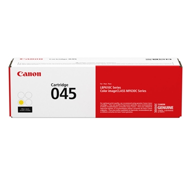 [108603] CANON TONER 045Y: I-Sensys MF631/ MF633/ MF635/LBP611/ LBP613 1.300 PAG. AMARILLO