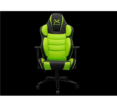 [108504] 3go - Silla Droxio Troun Pro - Negro-Verde - Gaming - Reposabrazos 3D - Inclinable - Hasta 150Kg