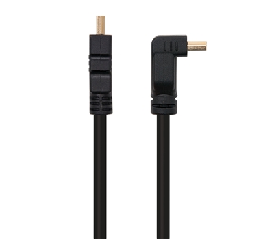 [108071] Nanocable - Cable HDMI acodado alta velocidad/hec A/M-A/M 1.8M