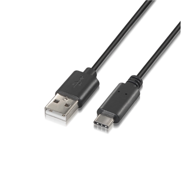 [107830] Nanocable - Cable USB 2.0 3A Tipo USB-C/M-A/M 2M Negro