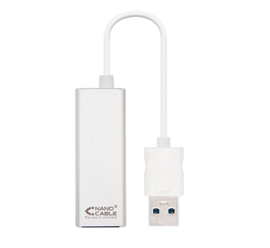 [107614] Nanocable - Tarjeta de red RJ45 USB 3.0 gigabit