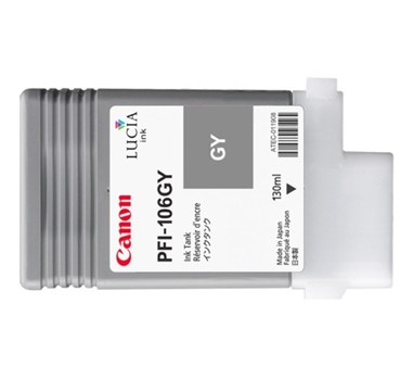 [107439] CANON CARTUCHO GRIS PFI106G  IPF6300/6350/6400/6450 130ml