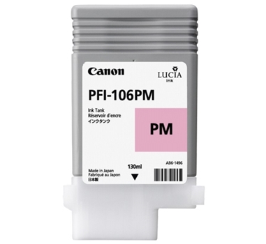 [107435] CANON CARTUCHO FOTO MAGENTA PFI106PM  IPF6300/6350/6400/6450 130ml