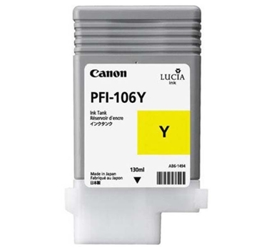 [107433] CANON CARTUCHO AMARILLO PFI106A IPF6300/6350/6400/6450 130ml