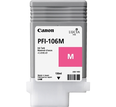 [107432] CANON CARTUCHO MAGENTA PFI106M  IPF6300/6350/6400/6450 130ml