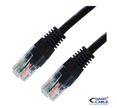 [106975] Nanocable - Cable de red latiguillo UTP CAT.6 de 3m - color Negro
