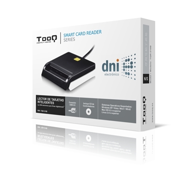 [106831] Tooq - Lector de tarjetas inteligentes externo + DNI-e USB 2.0