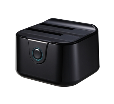 [106822] Tooq - Docking Station 2 discos SATA 2.5" / 3.5" a USB 3.0 con boton de copia de seguridad