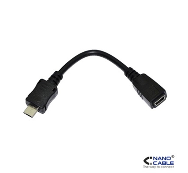 [106697] Nanocable - Cable USB 2.0 adaptador Mini USB 5 pines a Micro USB 10cm