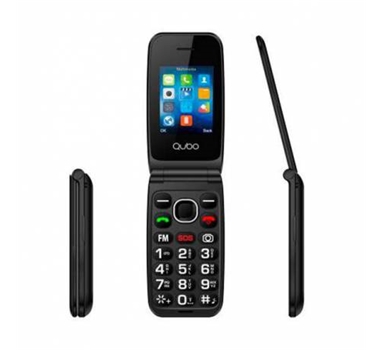 [127139] Qubo - Telefono Senior Libre Qubo Neo2nw BK - 2.4" - Negro - SOS