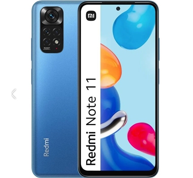 [125116] Xiaomi - Smartphone Redmi Note 11 - 4G - 6.43" FHD+ - NFC - 4/64GB - Azul Ocaso