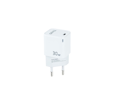 [125065] TooQ - CARGADOR DE PARED GAN USB-C/PD 30W