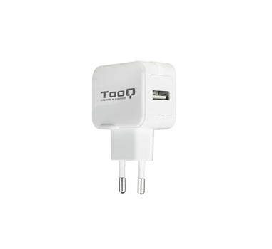 [122604] Tooq - Cargador de USB 5V 2.4 A blanco