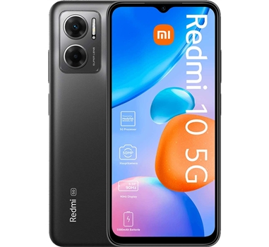 [125115] Xiaomi - Smartphone Redmi 10 - 6.58" 2400 x 1080 - NFC - 4/64GB - 5G - Gris Grafito