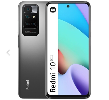 [124801] Xiaomi - Smartphone Redmi 10 2022 - 6.5" FHD+ - 4G - NFC - 4/64GB - Gris Carbon