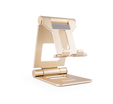 [121745] TooQ - Soporte de sobremesa ajustable para teléfono / tablet hasta 10”