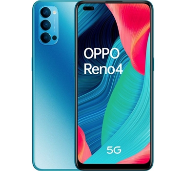 [123592] Oppo - Smartphone Reno4 - 5G - NFC - 6.4" FHD+ (2400x1080) - 8/128GB - Azul