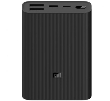 [122950] Xiaomi - Powerbank 10000mAh Mi Power Bank 3 Ultra Compact - Negra