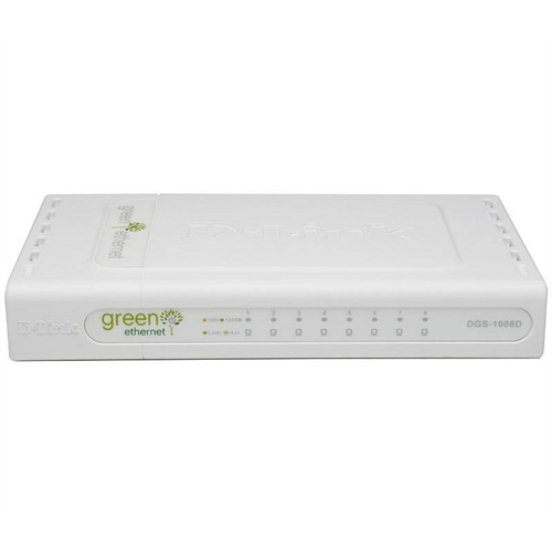 [18239] D-Link DGS-1008D - Conmutador - Switch 8 puertos - EN, Fast EN, Gigabit EN - 10Base-T, 100Base-TX, 1000Base-T