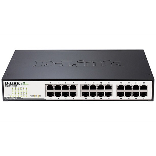 [18333] D-Link DGS-1024D - Conmutador - Switch 24 puertos - EN, Fast EN, Gigabit EN - 10Base-T, 100Base-TX, 1000Base-T