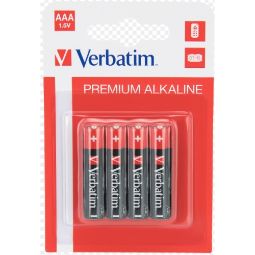 [73080] Verbatim - Pack 4 Pilas AAA LR03 Alcalinas