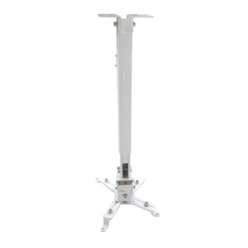 [81216] TooQ - Soporte de techo para proyector PJ2012T-S - inclinable - 20Kg - distancia del techo 430-650mm - Plata