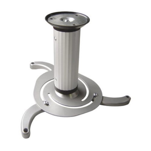 [82125] TooQ - Soporte de techo para proyector PJ1010TN-S -  Giratorio, inclinble - 10KG - 360º - distancia del techo 80-170mm - Plata