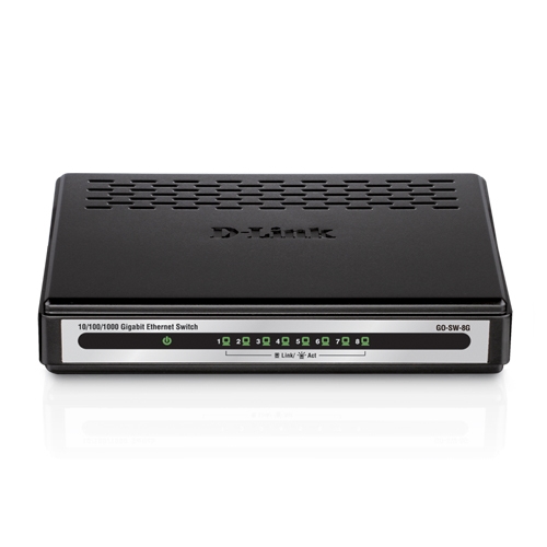 [92062] D-Link GO-SW-8G - Switch - sin gestionar - 8 x 10/100/1000 - sobremesa