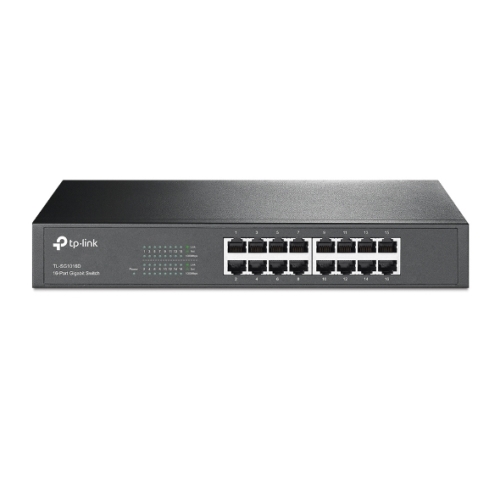 [93488] TPLINK - Switch 16P 10/100/1000 Mbps TPLink TL-SG1016D - Carcasa metálica - 13"