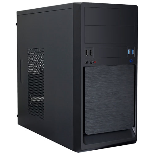 [96884] Caja microATX Unykach UK-6023 U3 Negra - FA 500w - 2x USB 2.0 + 2x USB 3.0 frontales - 2 bahías 5 1/4 + 1 bahía 3 1/2