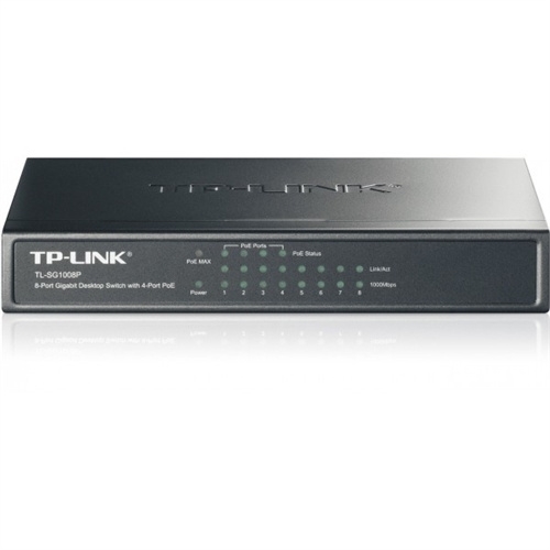 [97202] TPLINK TL-SG1008P - Switch PoE - 8 puertos Gigabit RJ45 (4 puertos PoE)