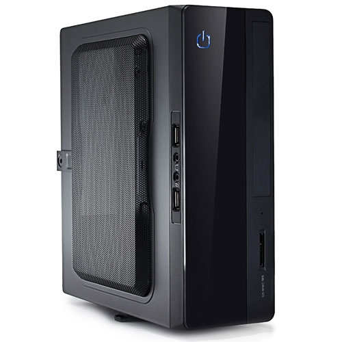 [102512] Caja Sobremesa MiniITX Unykach UK-1007 U3 Negro - FA 150W - 218x80x235 mm - 1 x 2.5" - USB 3.0 Frontal