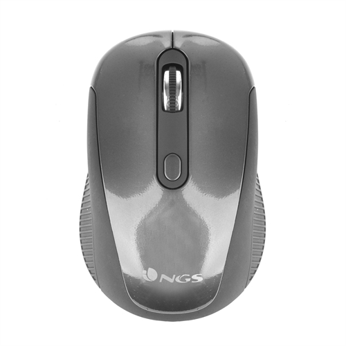 [104235] NGS Haze - Ratón inalámbrico - 800/1600 dpi - Receptor Nano 2,4 GHz - USB - Gris