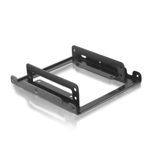 [105168] Nanocable - Adaptador metálico a 3.5" para 2x discos duros de 2.5" - FÁCIL INSTALACIÓN