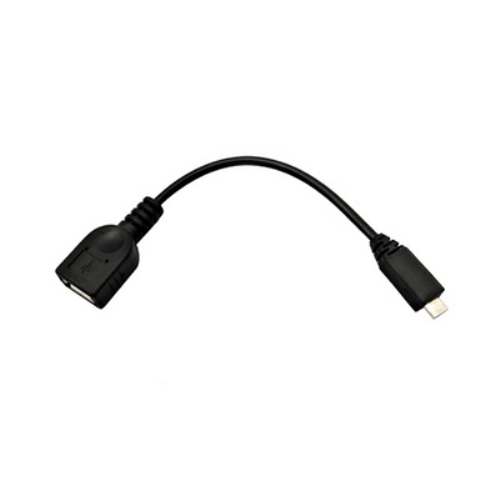 [105074] Nanocable - Cable USB 2.0 OTG de 15cm conexión MICRO B/M-A/H para Smartphones. Tablets, etc - color NEGRO