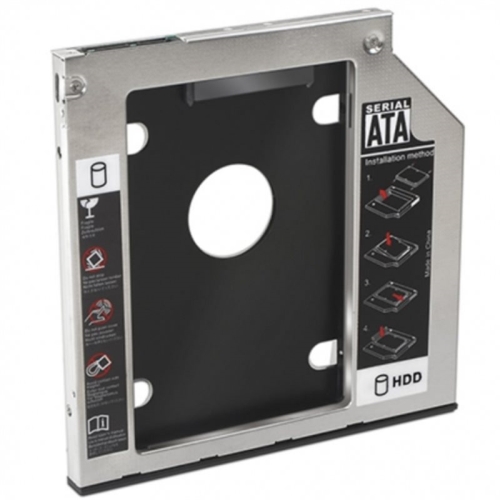 [105169] Nanocable - Adaptador de disco duro de 7,0MM para bahía de grabadora de portátil de 9,5MM