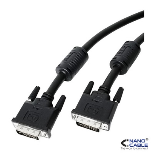 [105096] Nanocable - Cable DVI DUAL LINK de 1,8m conexión 24+1, M-M