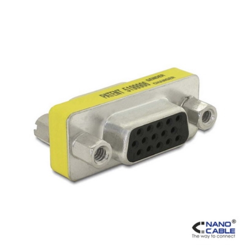 [105107] Nanocable - Adaptador VGA a VGA - conexión HDB15/H a HDB15/H